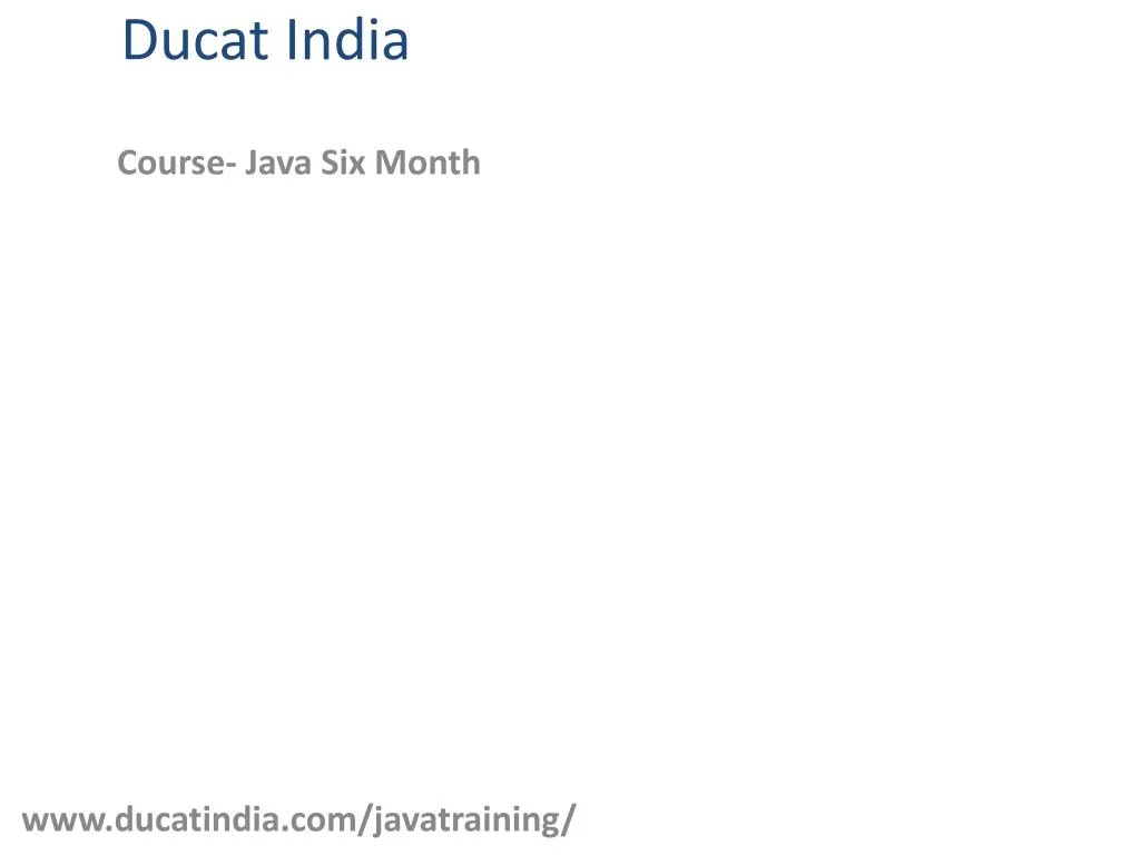 ducat india