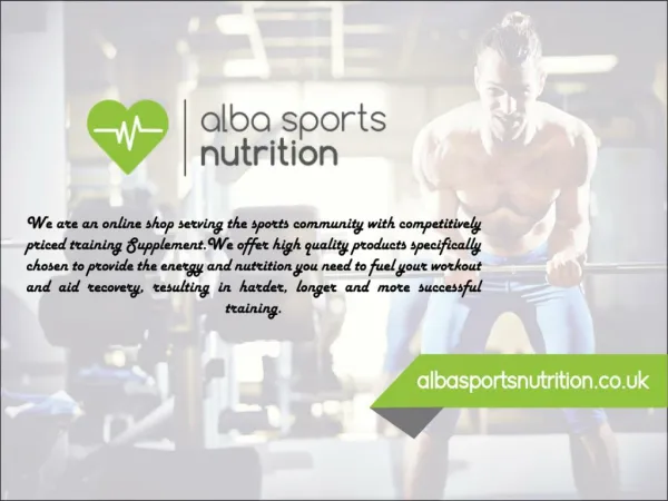 Online Sportsnutrition supplements