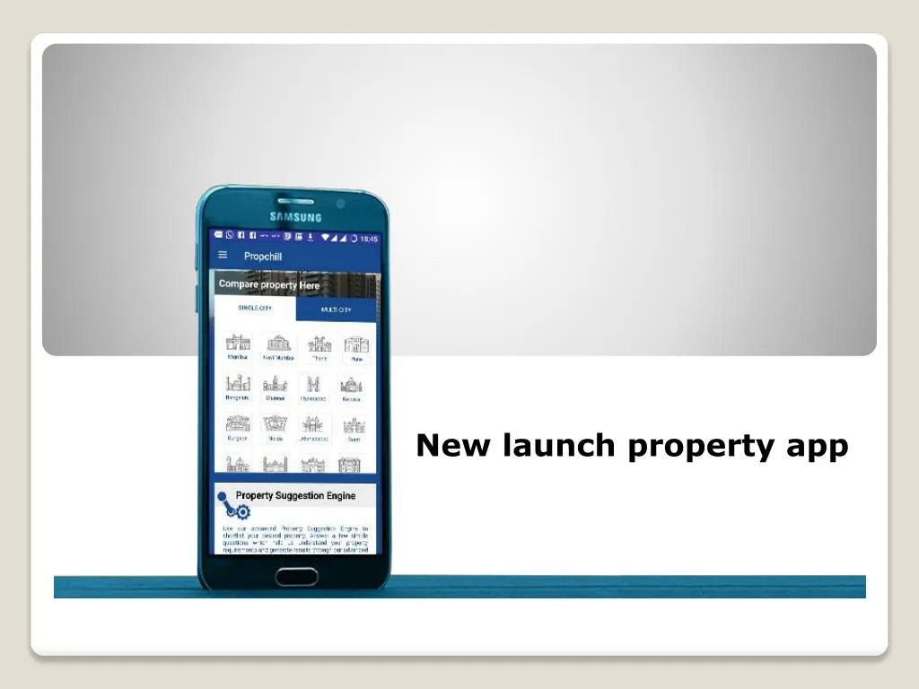 new launch property app