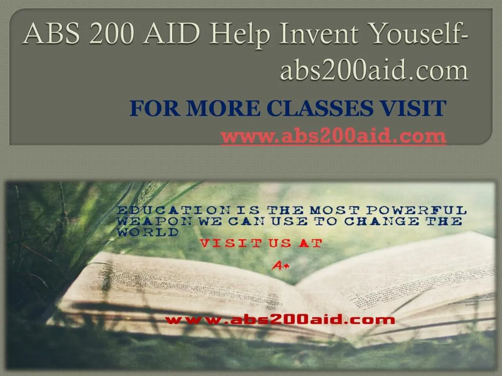abs 200 aid help invent youself abs200aid com