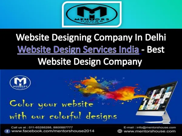 Website Designing company Delhi - MentorsHouse