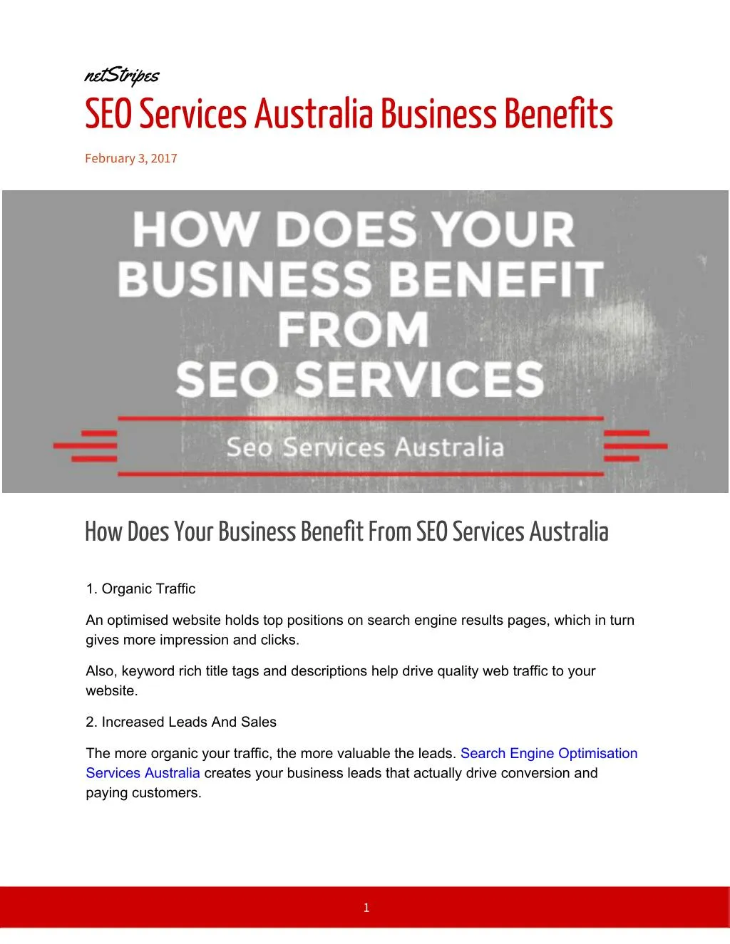 netstripes seo services australia business