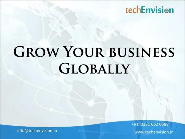 Grow your business globally.