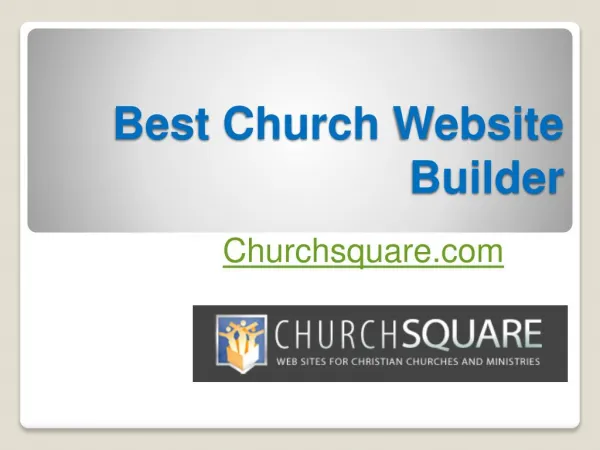 Best Church Website Builder - Churchsquare.com