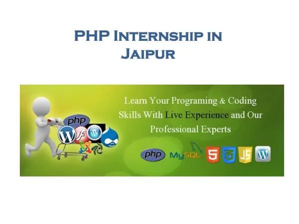 PHP Internship in Jaipur