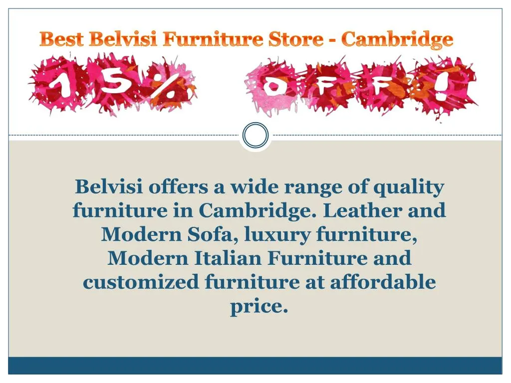 best belvisi furniture store cambridge
