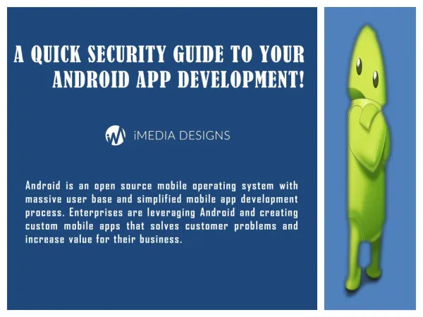 A Quick Security Guide to Your Android App Development!