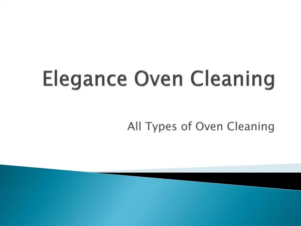 oven cleaning sydney