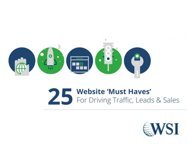 25 Website ‘Must Haves’ For Driving Traffic, Leads & Sales