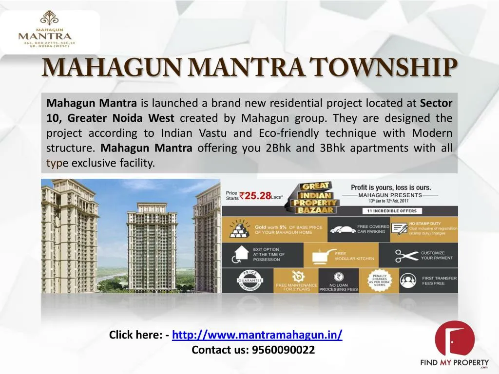 mahagun mantra is launched a brand