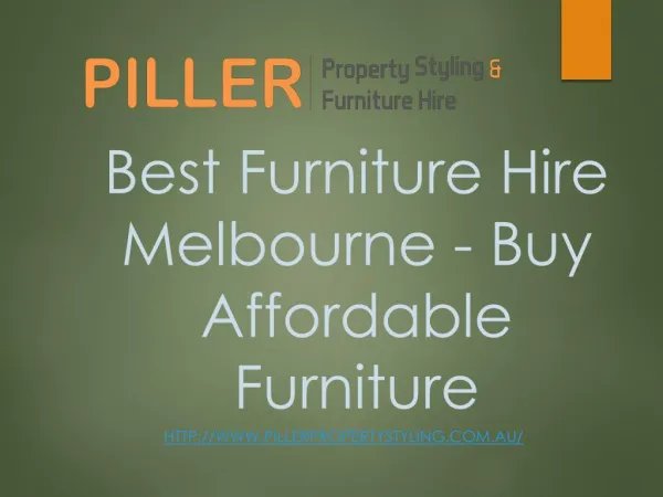 Best Furniture Hire Melbourne - Buy Affordable Furniture