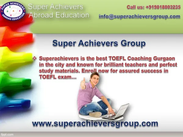 Superachievers Provides Best Coaching for SAT Training in Gurgaon