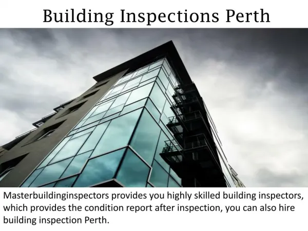 Building Inspections Perth - masterbuildinginspectors.com.au