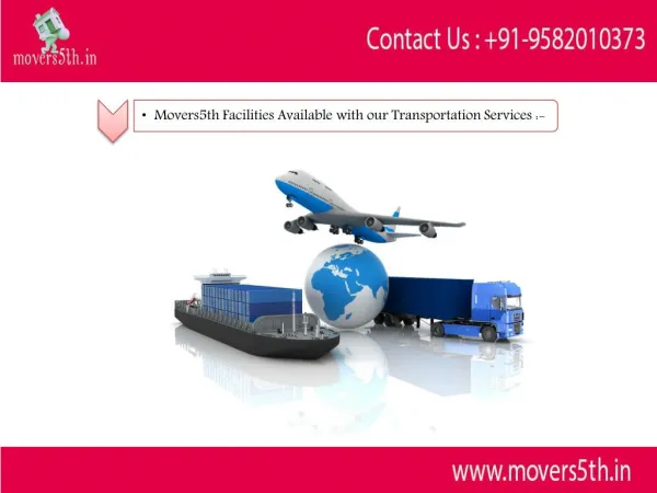 Movers5th Transportation Service of Office Shifting & Relocation
