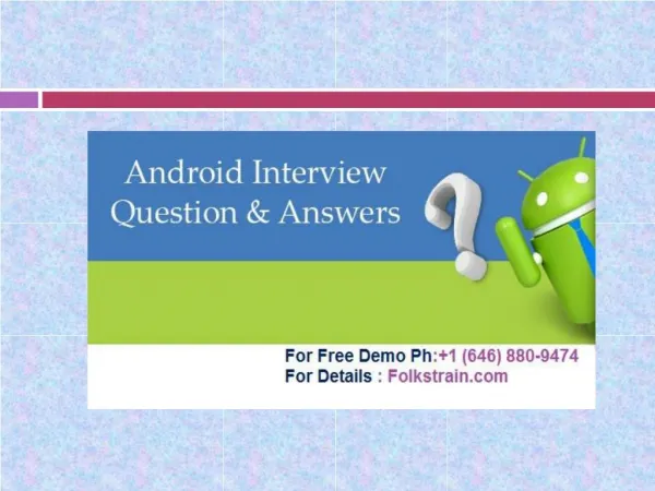 Android online training