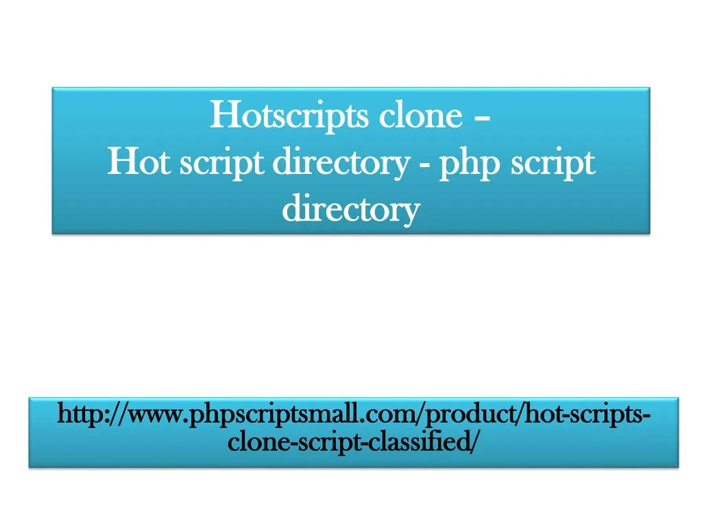 hotscripts clone hot script directory php script directory