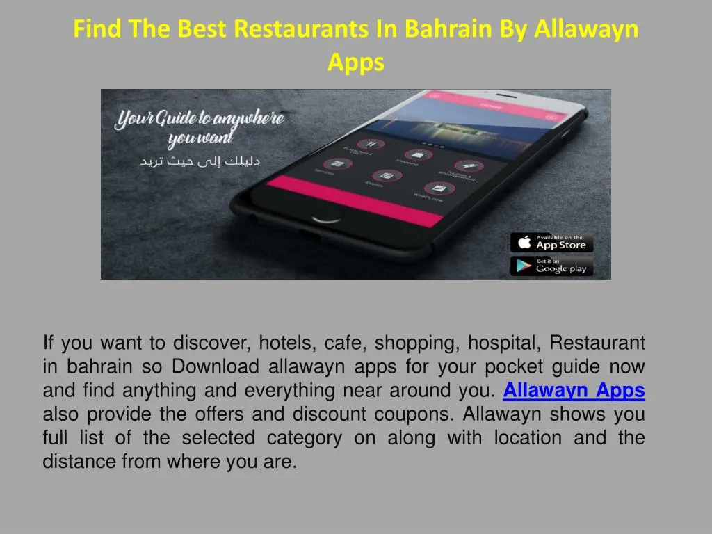 find the best restaurants in bahrain by allawayn