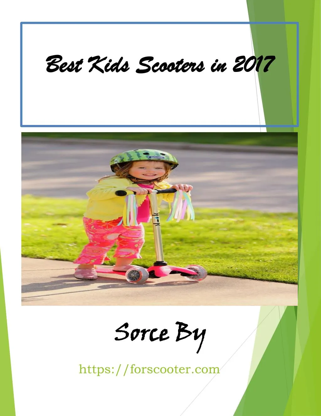 best kids scooters in 2017