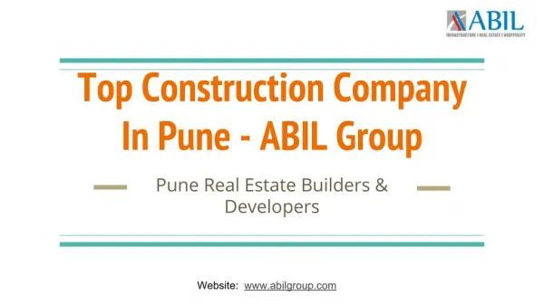 Top Construction Company in Pune | ABIL Group