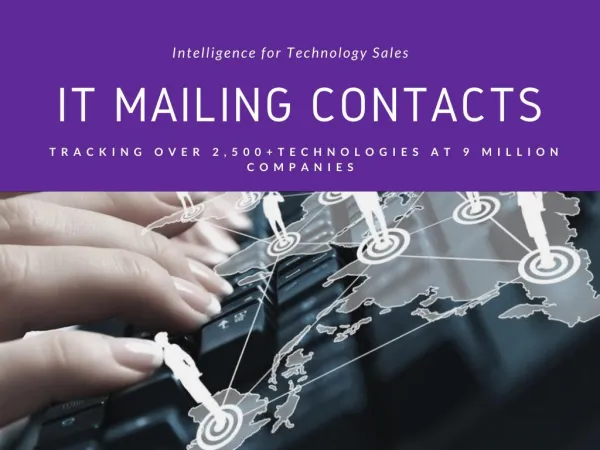 IT Mailing Contacts - Technology User Lists - B2B Email Lists