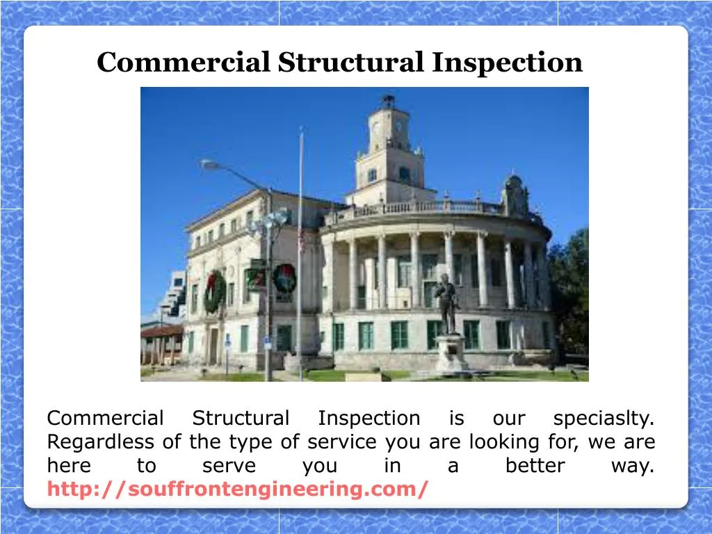 commercial structural inspection