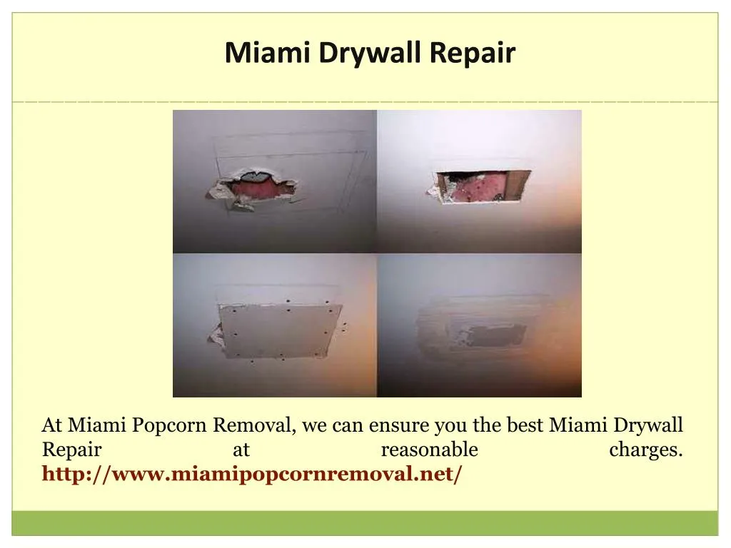miami drywall repair