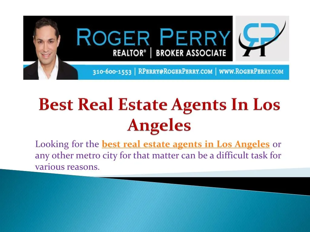 best real estate agents in los angeles