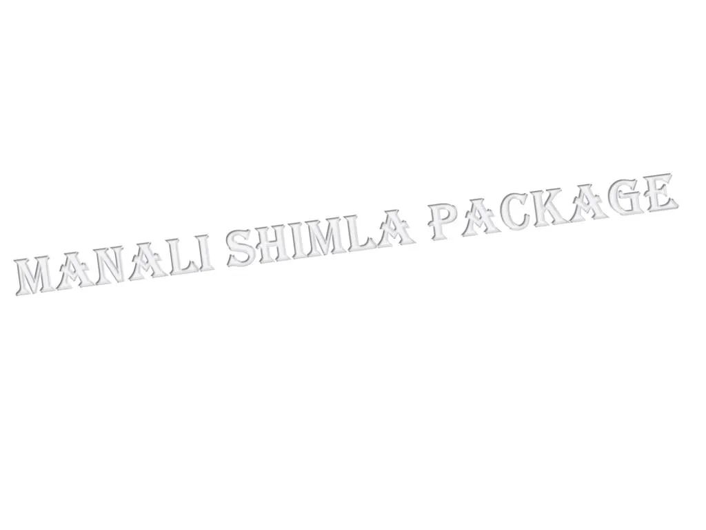 manali shimla package