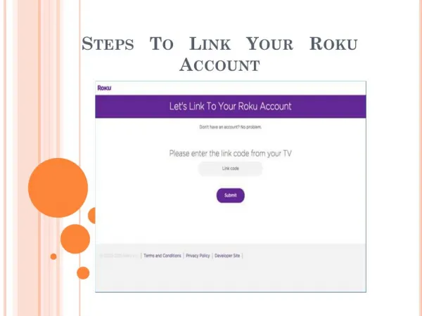Steps To Link Your Roku Account