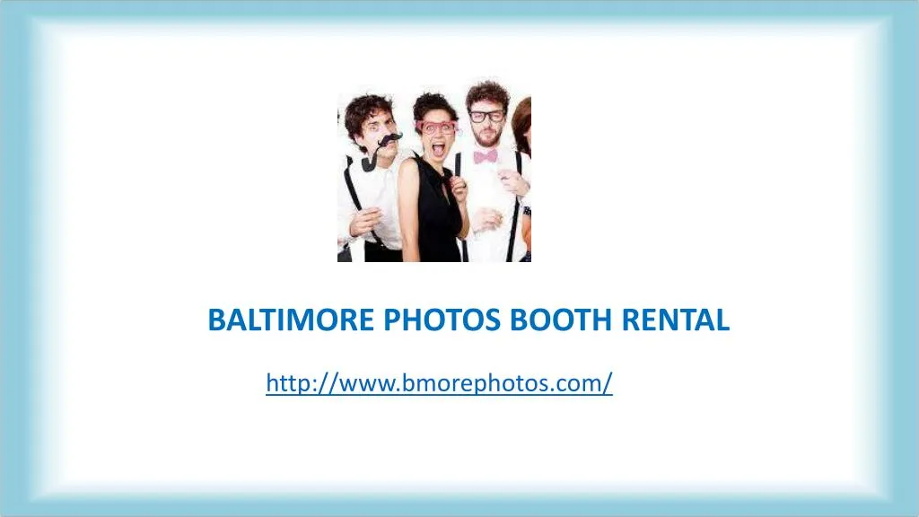 baltimore photos booth rental