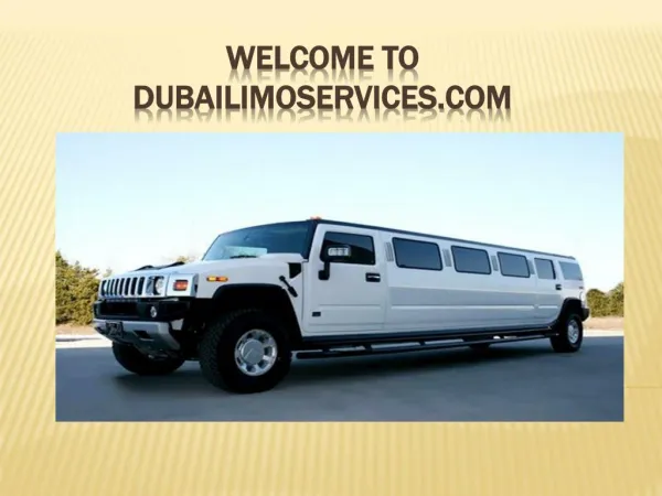 limousine hire in dubai | UAE Limo Services | dubailimoservices