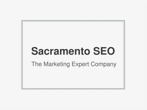 Sacramento SEO Expert - 7Storms Delivers Results!