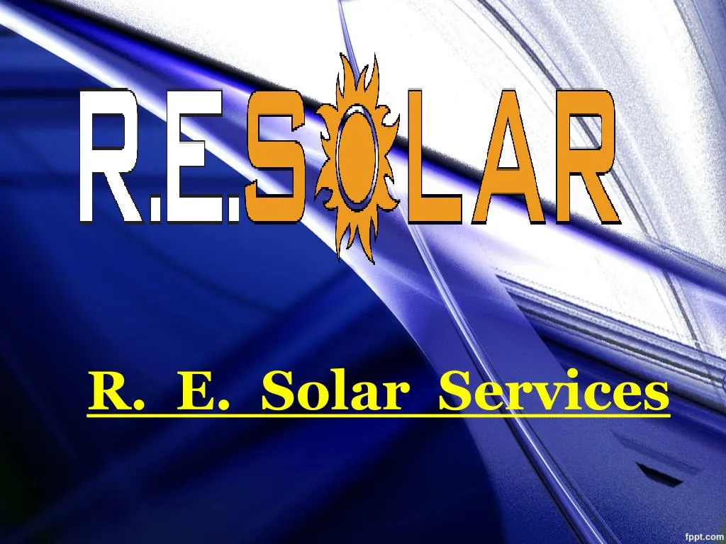 r e solar services