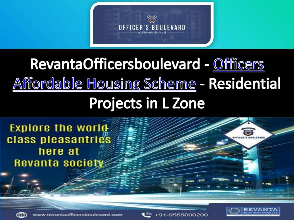 reva ntaofficersboulevard officers affordable housing s cheme residential projects in l zone