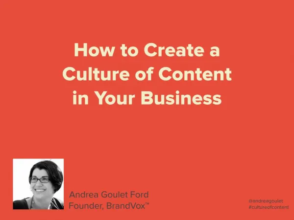 How to Build a Culture of Content in Your Business
