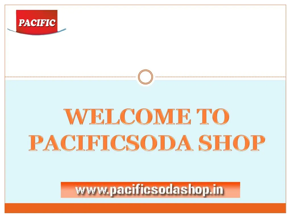 welcome to pacificsoda shop