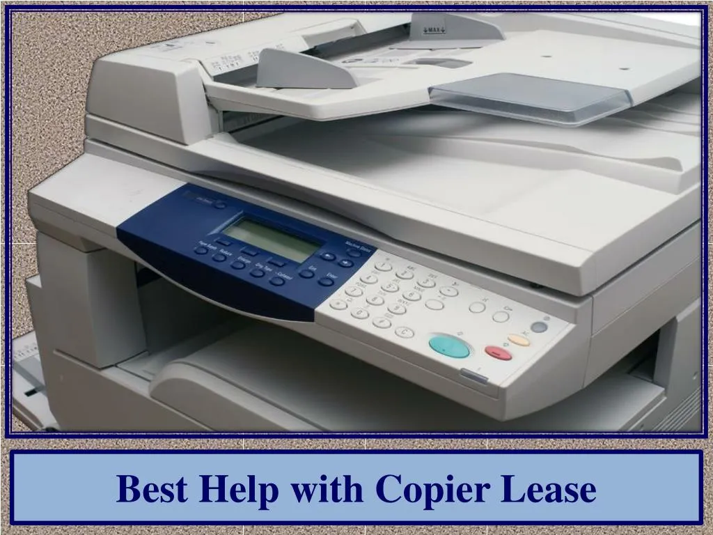 best help with copier lease