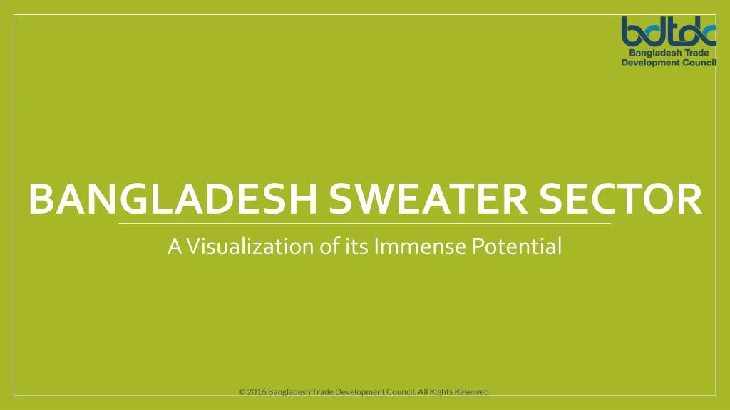 bangladesh sweater sector