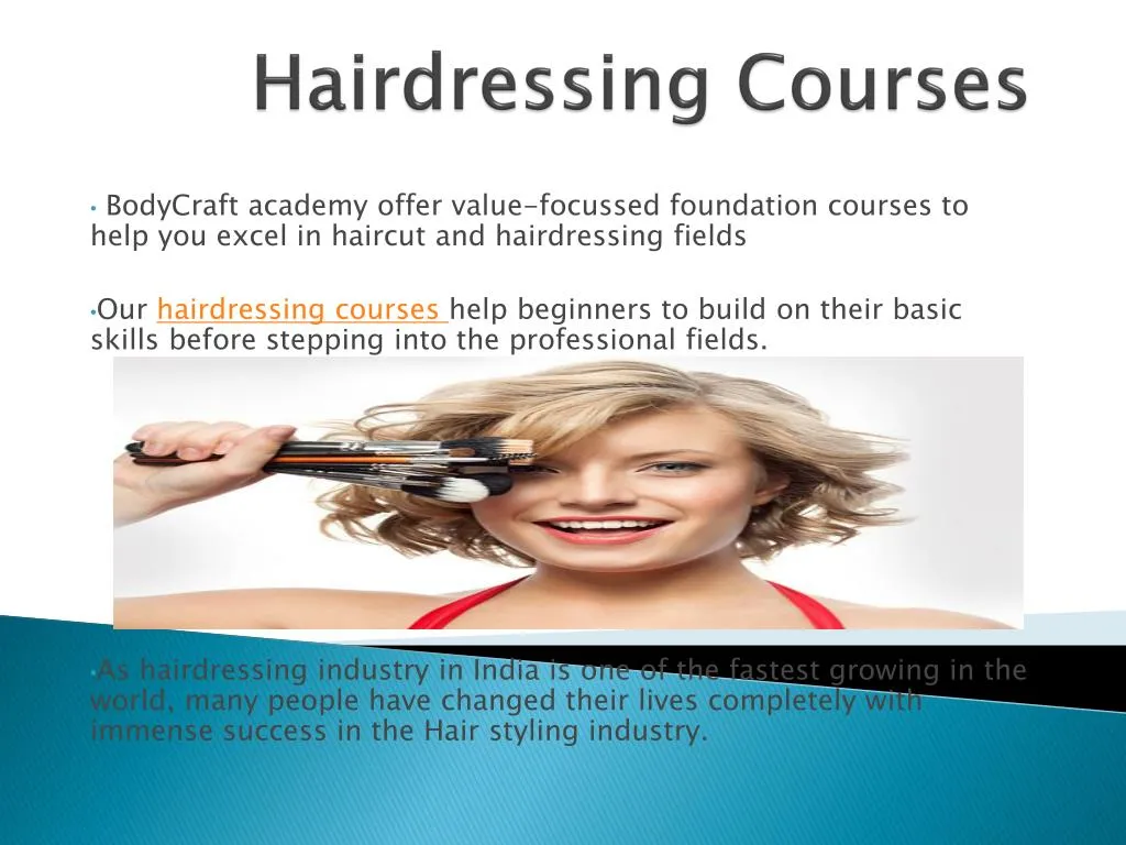 hairdressing courses