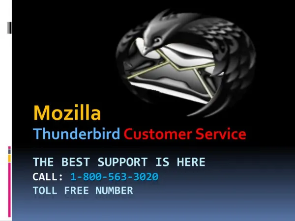Thunderbird email application help