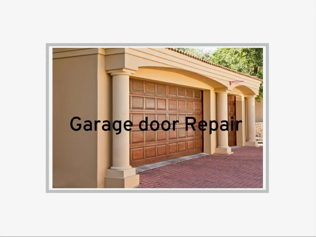 click to edit title garage door repair