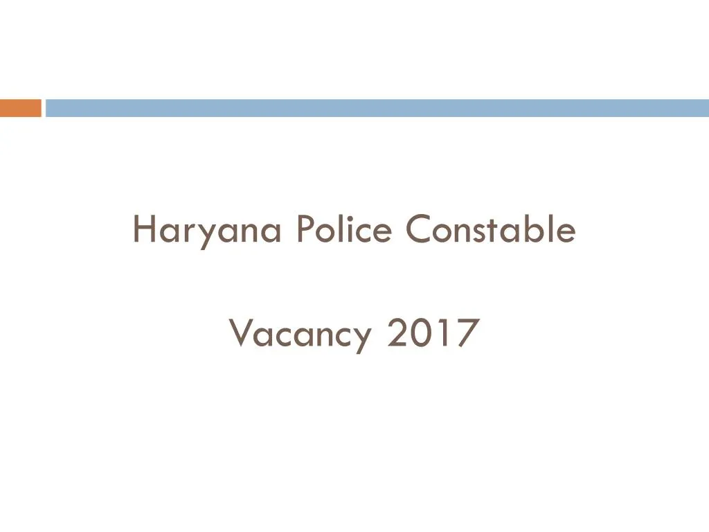 haryana police constable vacancy 2017