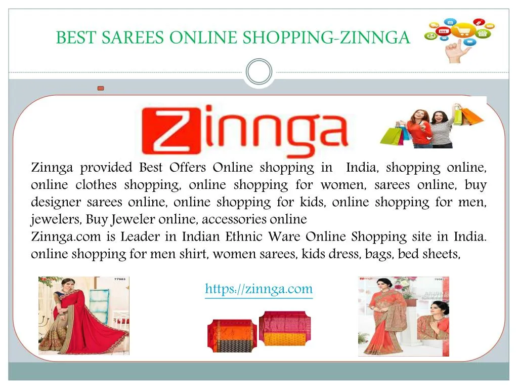 best sarees online shopping zinnga