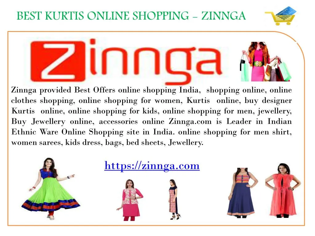 best kurtis online shopping zinnga