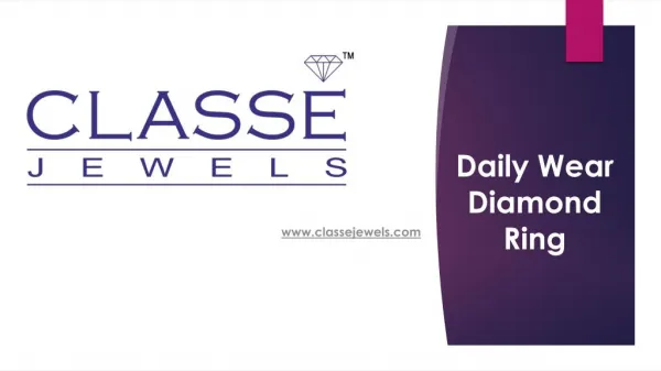Buy Diamond Rings Online only at Classejewels