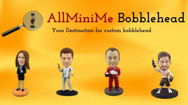 Get Various Types Of Custom Bobbleheads At AllMiniMe