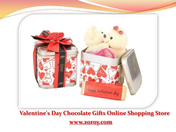 Buy Customized Valentine's Day Chocolate Gift for Girlfriend @ Zoroy