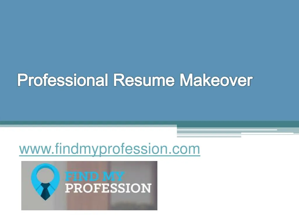 professional resume makeover