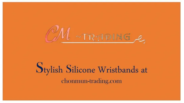 Stylish Silicone Wristbands