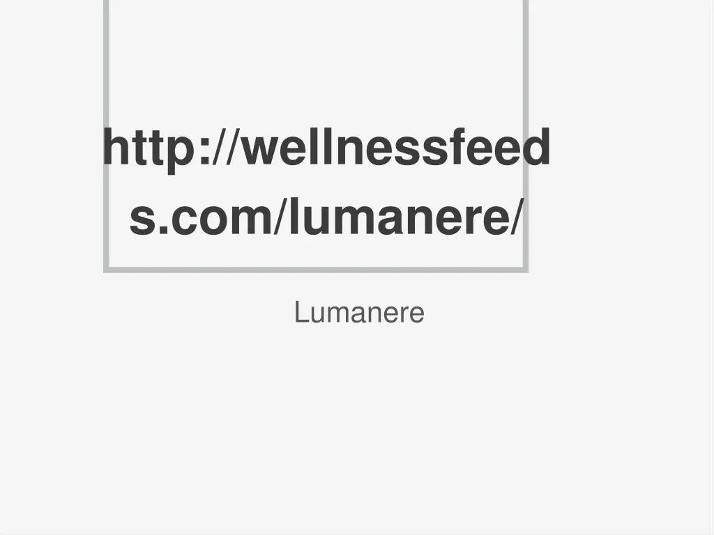 http wellnessfeed